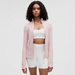 lululemon athletica Women's Light Pink POIK Define Jacket Nulu Full-Zip Size 4